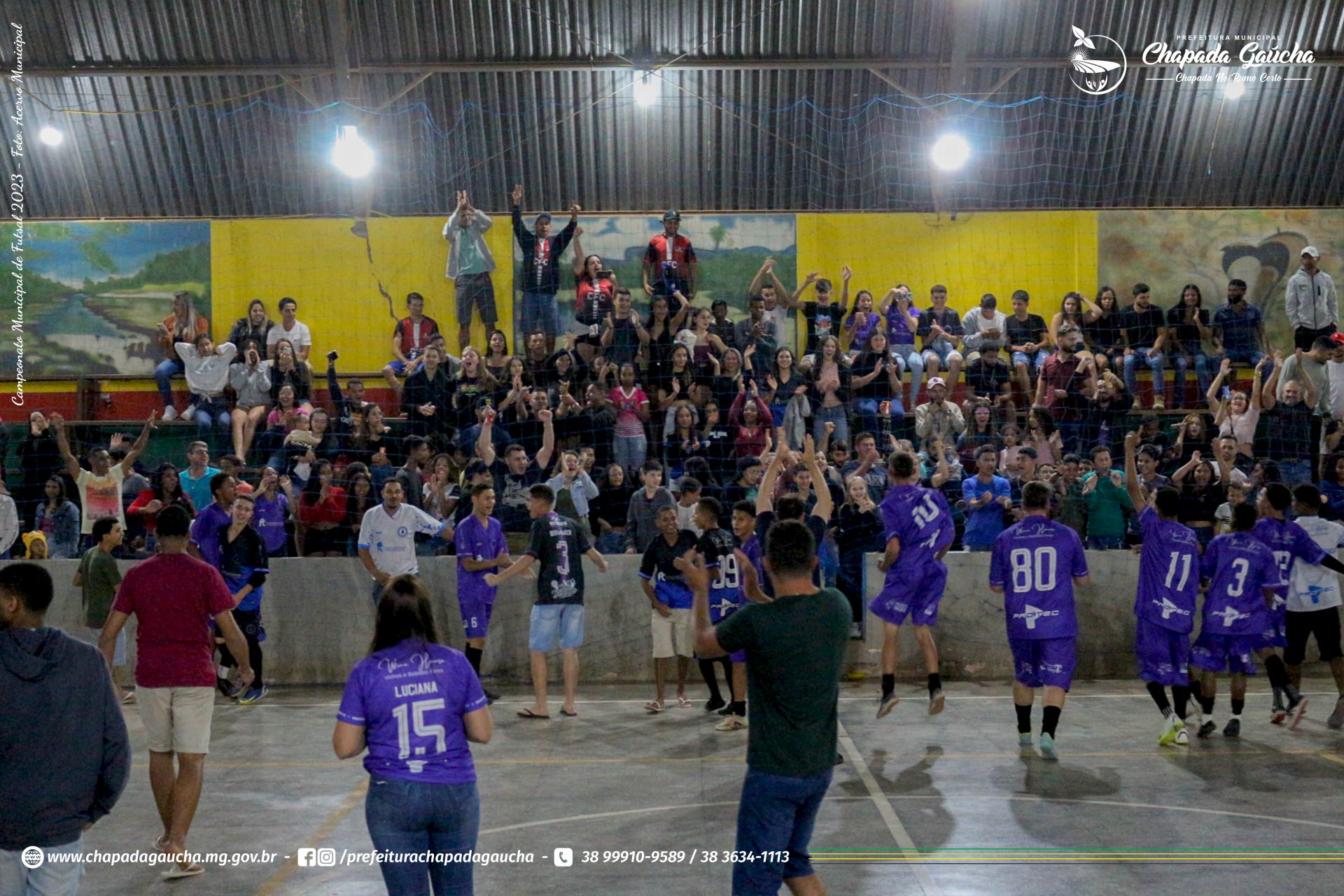 Finais do Campeonato Municipal de Futsal de Chapada 